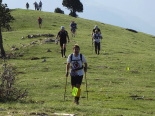 Ultratrail els Bastions de la Vall de Ribes Els corredors de la ultratrail al pas per la Covil. Foto: Marta Alsina