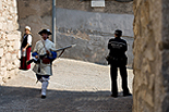 Recreació de la Guerra de Successió a Girona Recreació històrica de la guerra de successió.
