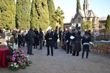 Trasllat de les restes de Joaquim Amat-Piniella a Manresa 