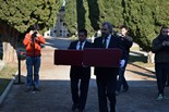 Trasllat de les restes de Joaquim Amat-Piniella a Manresa 