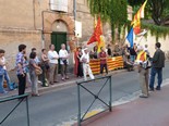 Manifestació 10-J: les fotos dels ciutadans Concentració a Tolosa de Llenguadoc. Foto: Cadres Catalans