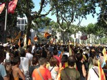 Manifestació 10-J: les fotos dels ciutadans La Diagonal plena. Foto: Montse Pinyot