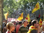 Manifestació 10-J: les fotos dels ciutadans La Diagonal plena. Foto: Montse Pinyot