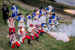 Les millors fotos de la setmana de Nació Digital Commemoració de la batalla de Montesquiu de 1714..  Foto: Josep M. Montaner
