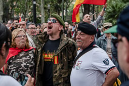 Manifestació de legionaris a Barcelona 