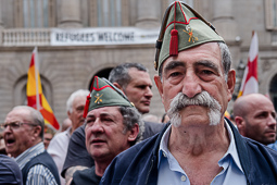 Manifestació de legionaris a Barcelona 