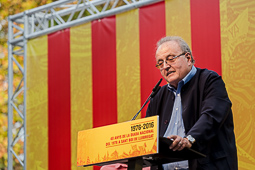 Commemoració dels 40 anys de la Diada Nacional del 1976 a Sant Boi de Llobregat 