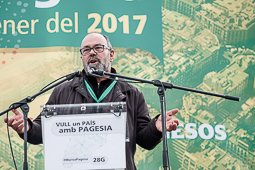 La Marxa Pagesa per la Dignitat a Barcelona 