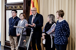 Lluís Corominas i Ramona Barrufet declaren al TSJC 
