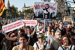Manifestació «No tinc por» a Barcelona  