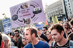 Manifestació «No tinc por» a Barcelona  