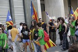 Diada Nacional: ambient al centre de Barcelona, a les 15h. 