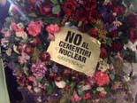 Concentració a la Plaça Sant Jaume contra la candidatura d'Ascó al cementiri nuclear 