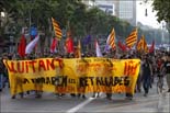 Manifestació de la vaga de funcionaris a Barcelona (Tarda) 