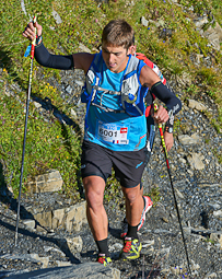 Ultratrail del Mont Blanc-Chamonix 2014 Xavier Thevenard, guanyador TDS 2014. Foto: © The North Face® Ultra-Trail du Mont-Blanc® - Pascal Tournaire