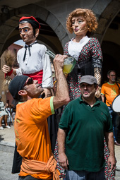 Festa Major de Sant Quirze de Besora 2015: cercavila de gegants 