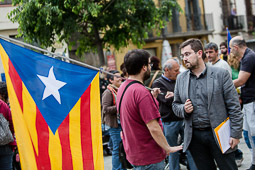 Concentració per la república catalana a Torelló 