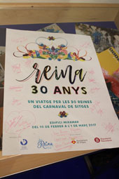 Exposició 30 anys de la Reina del Carnaval de Sitges 