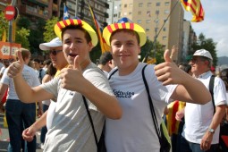 Via Catalana a la Meridiana (11 de setembre) 