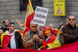 Manifestació del Dia de la Constitució a Barcelona 