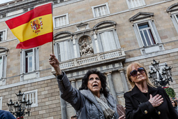 Manifestació del Dia de la Constitució a Barcelona 