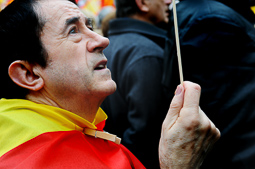 Concentració de Societat Civil Catalana «El procés ens roba» 