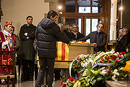 Funeral de mossèn Ballarín a Berga Funeral del Mossen Ballarín a Berga