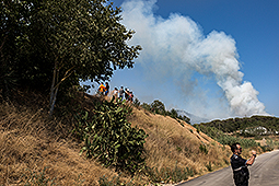 Incendi forestal a Blanes Incendi forestal declarat entre Blanes i Lloret de Mar.
