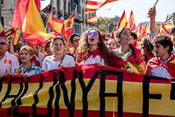 Manifestació per la unitat d'Espanya a Barcelona 