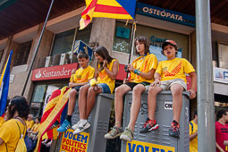 Via Catalana 2014: trams 50, 51 i 52 