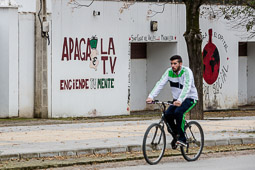 Eleccions andaluses 2015 Un dels murals pintats a les parets de Marinaleda, Sevilla.