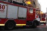 Incendi al barri d'Horta de Barcelona 