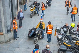Diada Nacional 2015: concentració de motards independentistes a Vic 