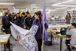 Manifestació d'estudiants a Vic contra el 3+2 