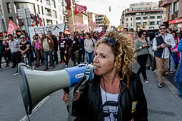 Manifestació a Vic en suport de Joan Coma Roura 