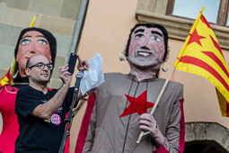 Manifestació a Vic en suport de Joan Coma Roura 