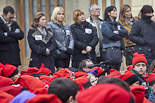 Cadena humana a Folgueroles en defensa del català a l'escola 