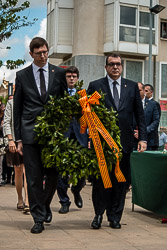 Homenatge en record de les víctimes de l'atemptat d'ETA a Vic 