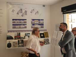 Visita del conseller de Cultura Santi Vila a Sitges 